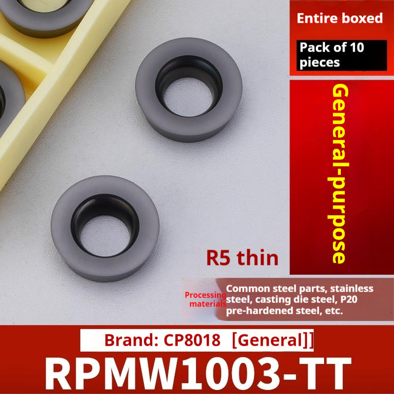 2042-CNC milling inserts, RPMW carbide R5 machining center, R4 milling machine, R6 milling inserts, RPMT round cutter cutters Shandong Denso Pricision Tools Co.,Ltd.